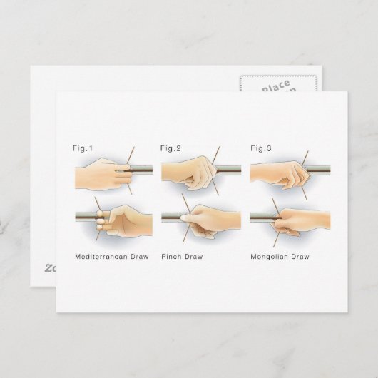 Methoden Tekenbows Kyudo Archery Yumi Bow Draw Briefkaart (Voorkant / Achterkant)