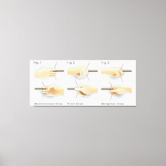 Methoden Tekenbows Kyudo Archery Yumi Bow Draw Canvas Afdruk (Voorkant)