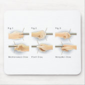 Methoden Tekenbows Kyudo Archery Yumi Bow Draw Muismat (Voorkant)