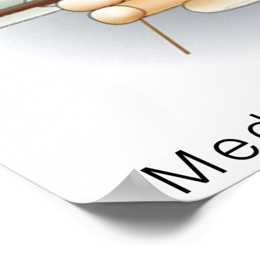 Methoden Tekenbows Kyudo Archery Yumi Bow Draw Poster (Hoek)