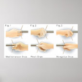 Methoden Tekenbows Kyudo Archery Yumi Bow Draw Poster (Voorkant)