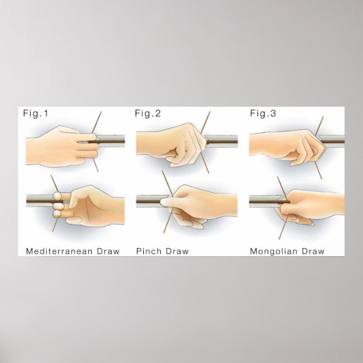 Methoden Tekenbows Kyudo Archery Yumi Bow Draw Poster (Voorkant)