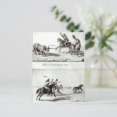 Methoden voor het gooien van de lasso en de Bolas Briefkaart (Staand voorkant)