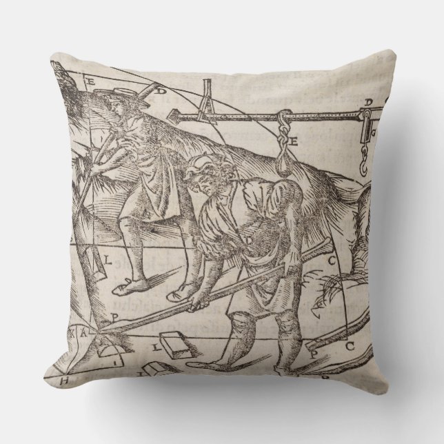 Methoden voor het verplaatsen van stenen blokken,  kussen (Voorkant)