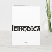 Methodische feestdag wenskaart feestdagen kaart (Achterkant)