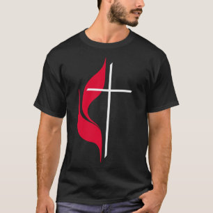 Methodist Flag Christelijke Methodidant T-shirt