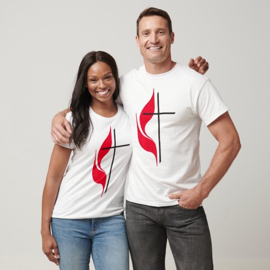 Methodist Flag Christelijke Methodisten Protestant T-shirt (Unisex)