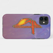 Methodist-hoesje voor kruisvlam Case-Mate iPhone case (Achterkant (horizontaal))