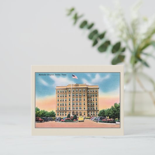 Methodist Hospital, Dallas TX Briefkaart (Staand voorkant)