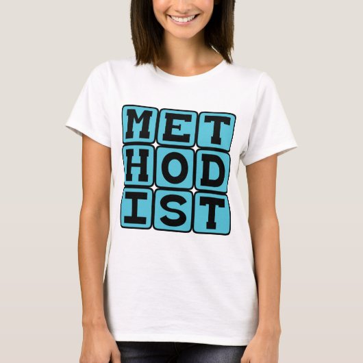 Methodist, Protestantse christendom T-shirt (Voorkant)