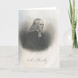 Methodist stichter van John Wesley Kaart