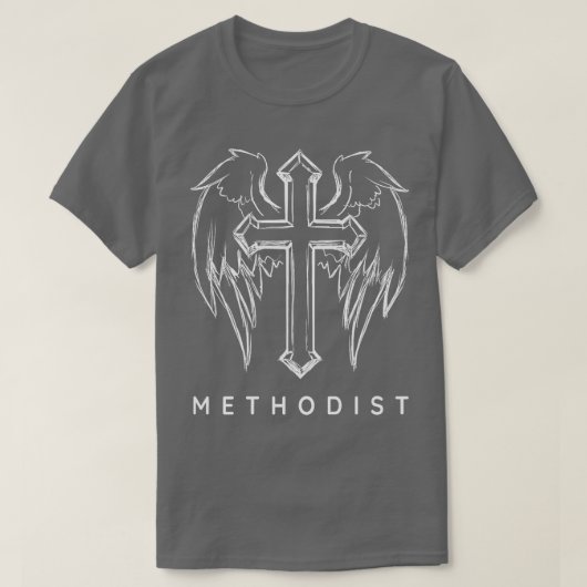 Methodisten Classy Christelijk Methodist Modern Fo T-shirt (Design voorkant)