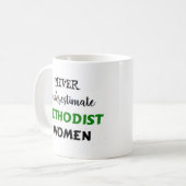 methodistische vrouwen koffiemok (Voorkant links)