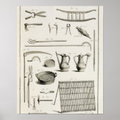 Meting van het tuinggereedschap van de "Encycloop" Poster (Voorkant)