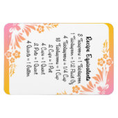 Metingsequivalenten Bloemenkoelkastmagneet Magneet (Horizontaal)