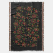 Metis Art Blanket Native BeadingThrow Blankets Deken (Voorkant Verticaal)