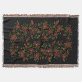 Metis Art Blanket Native BeadingThrow Blankets Deken (Voorkant)