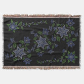 Metis Art Blanket Native BeadingThrow Blankets Deken (Voorkant)