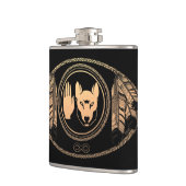 Metis Art Flask Custom Metis Rebellion Flag Flask Heupfles (Links)