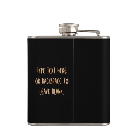 Metis Art Flask Custom Metis Rebellion Flag Flask Heupfles (Achterkant)