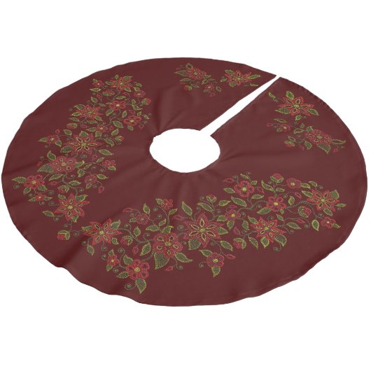 Metis Art Kerstboom Rok Native Beading (Gekanteld)
