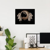 Metis Art Poster Spirit Animal Inative Print Poste (Thuiskantoor)