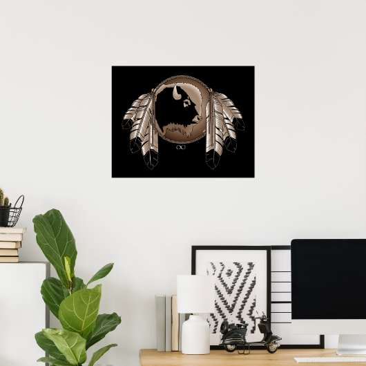 Metis Art Poster Spirit Animal Inative Print Poste (Thuiskantoor)