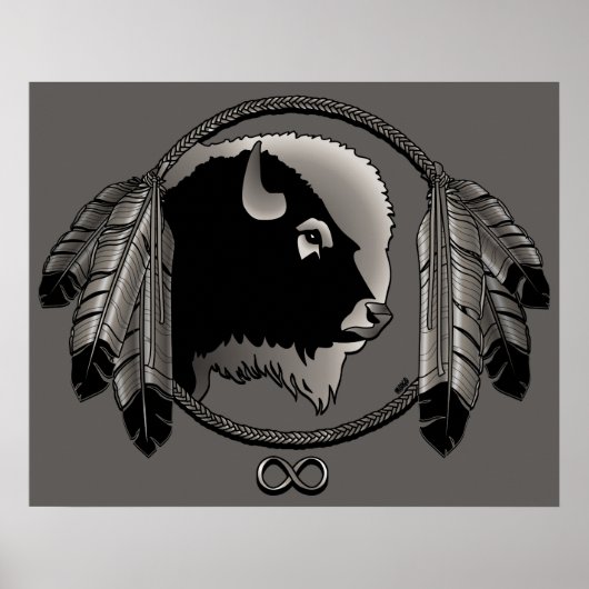 Metis Art Poster Spirit Animal Inative Print Poste (Voorkant)