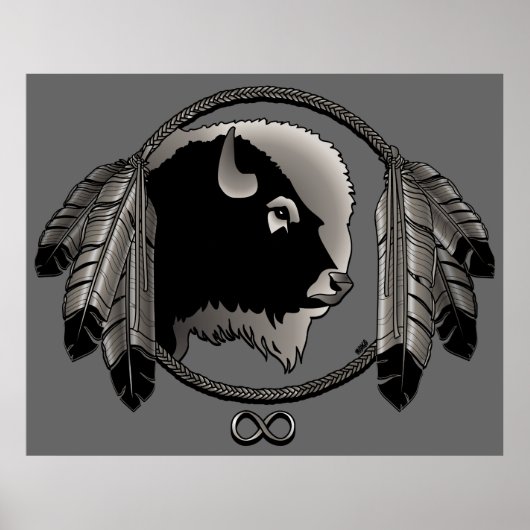 Metis Art Poster Spirit Animal Inative Print Poste (Voorkant)