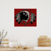 Metis Art Poster Spirit Animal Inative Print Poste (Keuken)