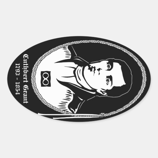 Metis Art Sticker First Nation Leader Sticker (Voorkant)