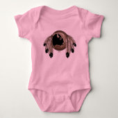 Metis Baby Shirten First Nations Art Baby Shirt (Voorkant)