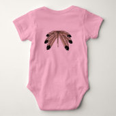 Metis Baby Shirten First Nations Art Baby Shirt (Achterkant)