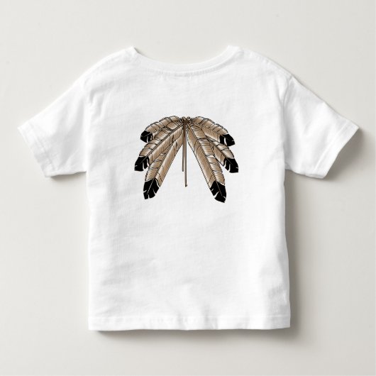 Metis Baby Shirten First Nations Art Baby Shirt (Achterkant)