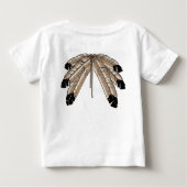 Metis Baby Shirten Native Wildlife Art Baby (Achterkant)