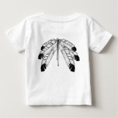 Metis Baby Shirten Native Wildlife Art Baby (Achterkant)