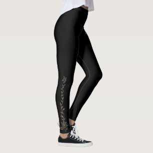 Metis Beading Legging Native Art Stretchy Pants