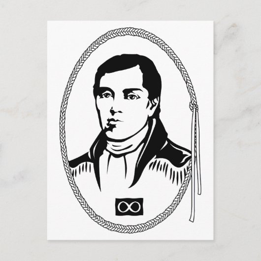 Metis Briefkaarten First Metis Leader Postards (Voorkant)