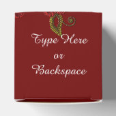 Metis Cadebox Personaliseer de standaard cadeaudoo Bedankdoosjes (Bovenkant)