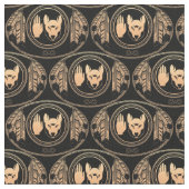 Metis Fabric Metis Flag Fabric Native Wolf Fabric Stof (Close Up)