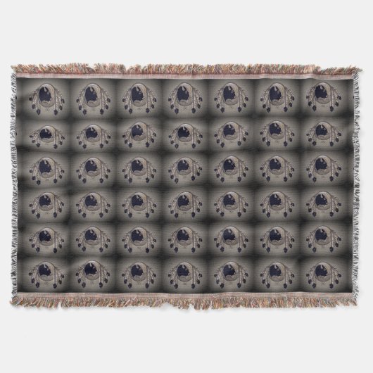 Metis First Nation Blanket Spirit Animals Thun Deken (Voorkant)