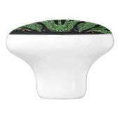 Metis First Nations Beadwork Tulpen Keramische Kno Keramische Knop (Zijkant)