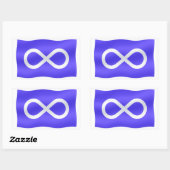 Metis Flag Art Stickers First Nations Art Stickers (Vel)