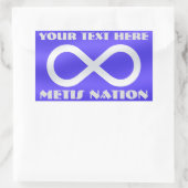 Metis Flag Art Stickers Gepersonaliseerde Metis St (Tas)