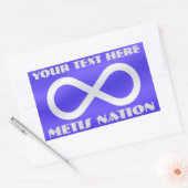 Metis Flag Art Stickers Gepersonaliseerde Metis St (Envelop)