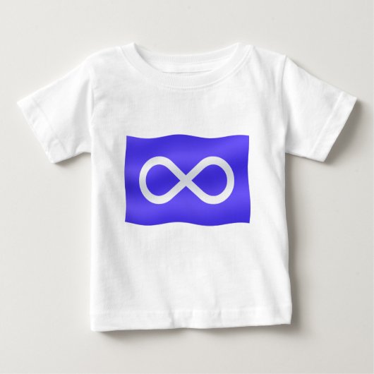 Metis Flag Baby T-shirt First Nation Baby Shirt (Voorkant)