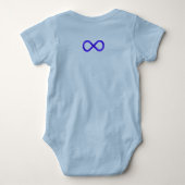Metis Flag Baby T-shirt First Nation Baby Shirt (Achterkant)