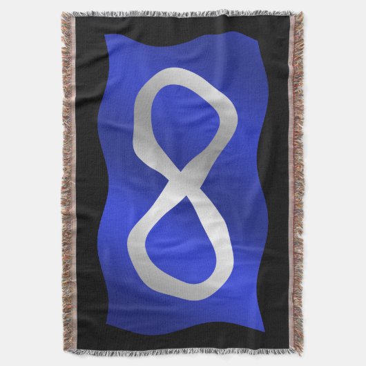 Metis Flag Blanket First Nations Thans Blankets Bl Deken (Voorkant Verticaal)