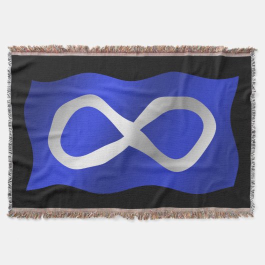 Metis Flag Blanket First Nations Thans Blankets Bl Deken (Voorkant)