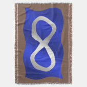 Metis Flag Blanket First Nations Thellemmers Deken (Voorkant Verticaal)